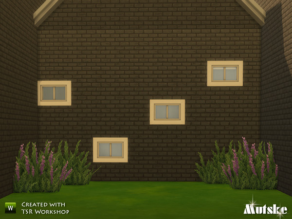 Sims 4 — Window Wicklow Privat-Dormer Single 2x1 by Mutske — Part of Wicklow Window Collection. Made by Mutske@TSR.