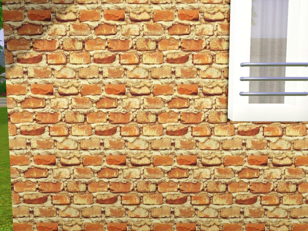 Sims 3 — Chunky bricks by Prickly_Hedgehog — Chunky brick masonry
