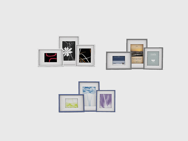 Sims 4 — Dining Cedar - Picture Frame by ung999 — Dining Cedar - Picture Frame Colors Option : 3