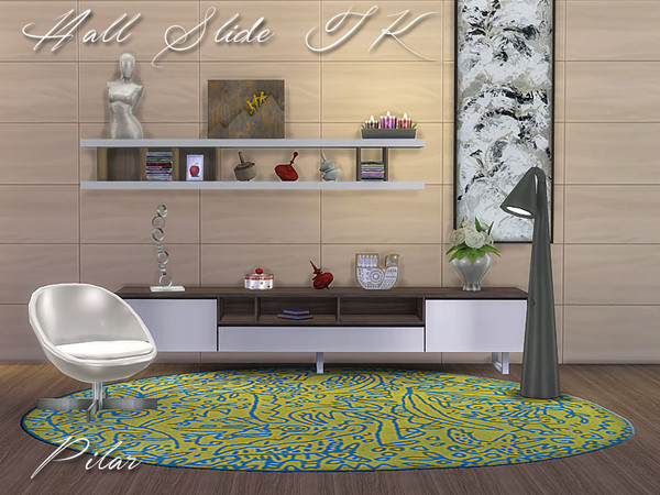 Sims 4 — Hall SlideTK by Pilar — versatile modular furniture