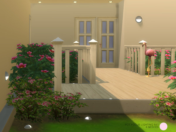 Sims 4 — Pot Focus Lighting Set by DOT — Pot Focus Lighting Set. 7 Modern and Contemporary Metal Focused Lamps. See