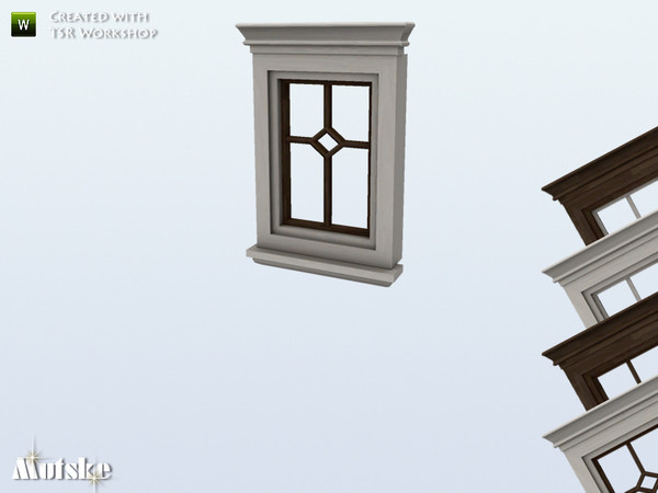 Sims 4 — Window Pelham Attic 1x1 by Mutske — Part of Pelham Window and Door Collection. Made by Mutske@TSR.