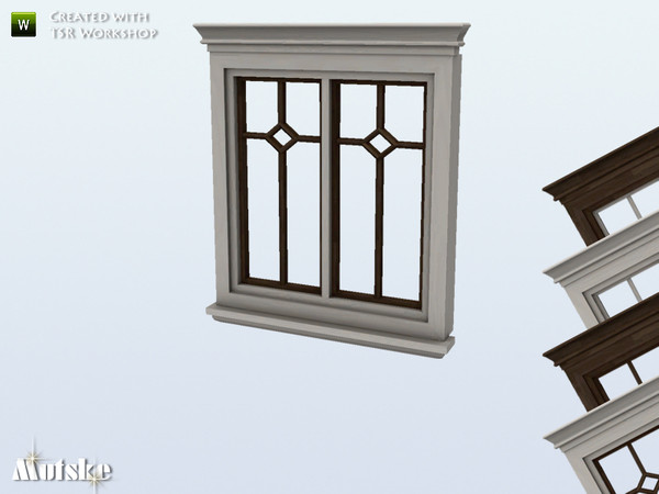 Sims 4 — Window Pelham Counter 2x1 by Mutske — Part of Pelham Window and Door Collection. Made by Mutske@TSR.