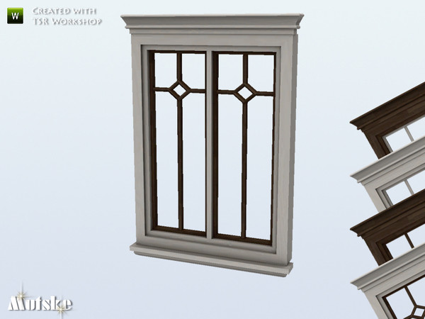 Sims 4 — Window Pelham Middle 2x1 by Mutske — Part of Pelham Window and Door Collection. Made by Mutske@TSR.