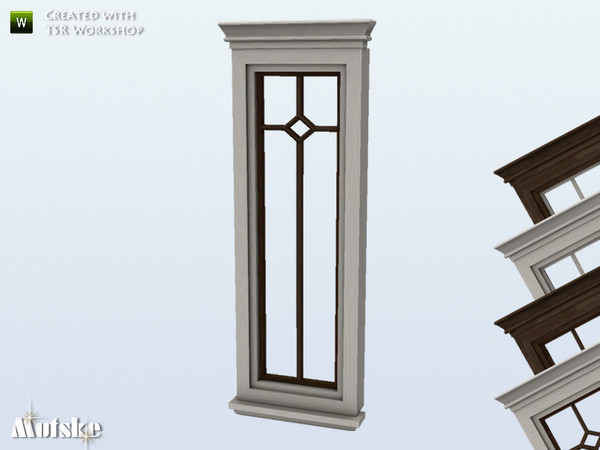 Sims 4 — Window Pelham Tall 1x1 by Mutske — Part of Pelham Window and Door Collection. Made by Mutske@TSR.
