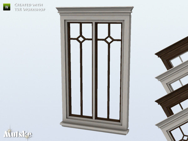 Sims 4 — Window Pelham Tall 2x1 by Mutske — Part of Pelham Window and Door Collection. Made by Mutske@TSR.