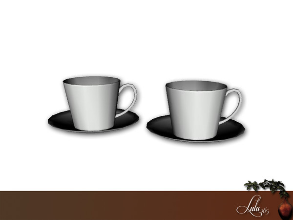 Sims 4 — Donatella Dining Decor Cups  by Lulu265 — 2 variations Part of the Donatello Dining Set Please do not copy,
