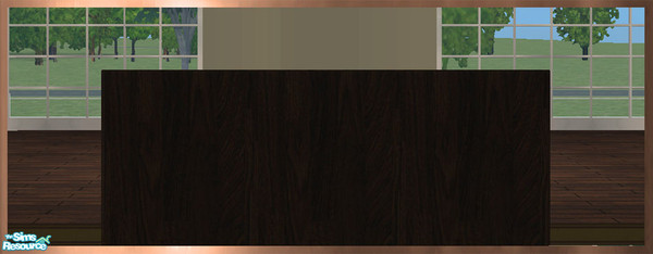 Sims 2 — GEA Build - Staircase Railing 1 by simtomatic — In Darkwood. A railing to accompany the staircase.