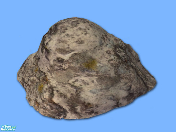 Sims 2 — Beach Rock 01 - Mesh by Shakeshaft — Part of a set of objects to create a Shipwreck for your simmies beaches,