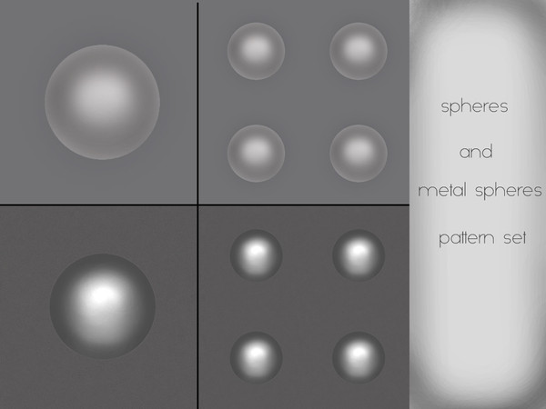 Sims 3 — Spheres set by Prickly_Hedgehog — Wall paper is too happy, wood planks are too flat, concrete is too grainy,
