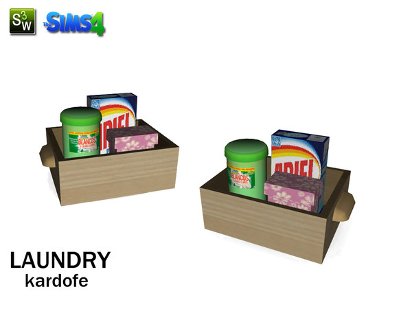 Sims 4 — kardofe_Laundry_Basket with detergent by kardofe — Small basket with detergent for laundry