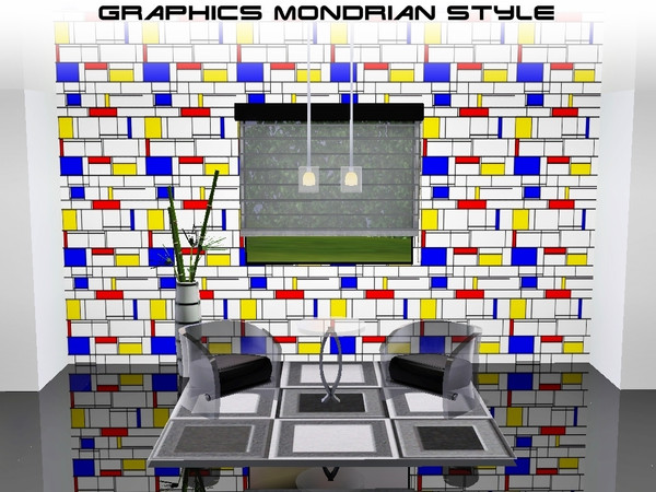 Sims 3 — Graphics Mondrian style by Prickly_Hedgehog — 