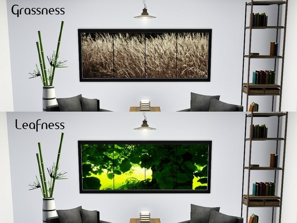 Sims 3 — Lushness set by Prickly_Hedgehog — Two paintings of lushness