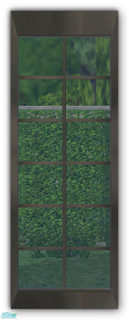 Sims 2 — GEAX Window 1-Tile STRAIGHT by simtomatic — You will need to download the 'GEA Window 1-Tile Straight' from the