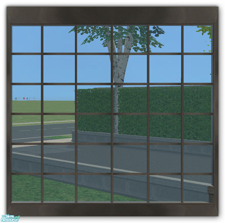 Sims 2 — GEAX Window 2-Tile DIAGONAL by simtomatic — You will need to download the straight version above AND 'Gea Window