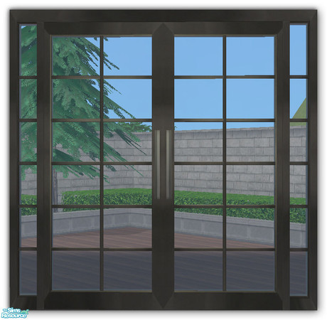 Sims 2 — GEAX Door 2-Tile DIAGONAL by simtomatic — You will need to download the straight version above AND 'Gea Window