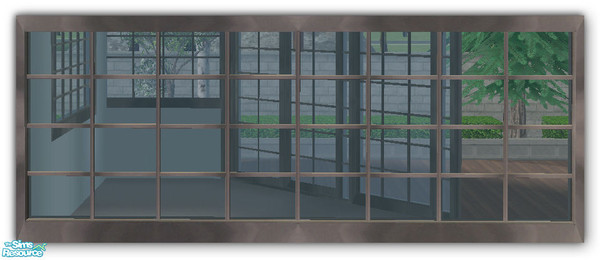 Sims 2 — GEAX Short Window 4-Tile STRAIGHT by simtomatic — You will need to download the 'GEA Window 1-Tile Straight'