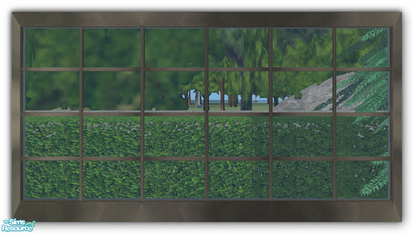 Sims 2 — GEAX Short Window 3-Tile STRAIGHT by simtomatic — You will need to download the 'GEA Window 1-Tile Straight'