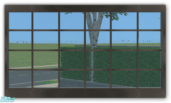 Sims 2 — GEAX Short Window 2-Tile DIAGONAL by simtomatic — You will need to download the straight version above AND 'Gea