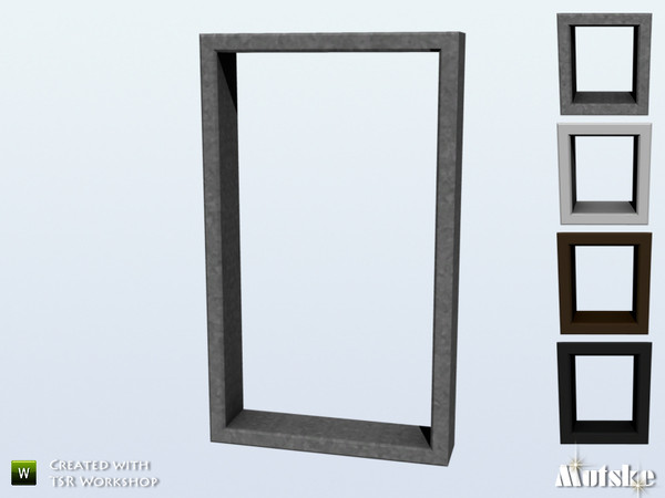 Sims 4 — Window SF Counter 1x1 by Mutske — Part of SF windowset. Made by Mutske.