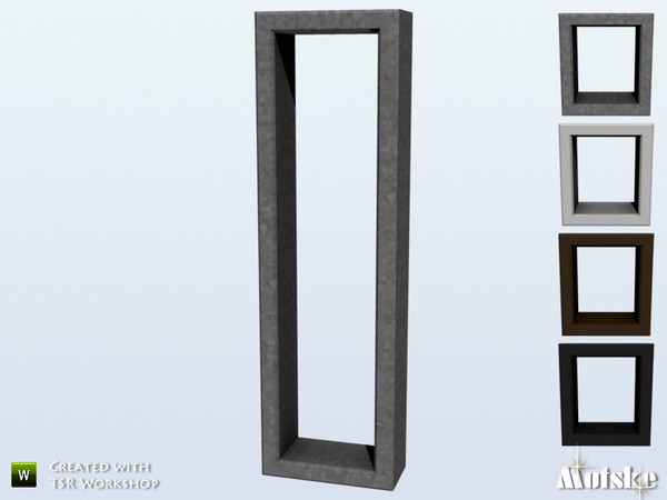 Sims 4 — Window SF Counter Small 1x1 by Mutske — Part of SF windowset. Made by Mutske.