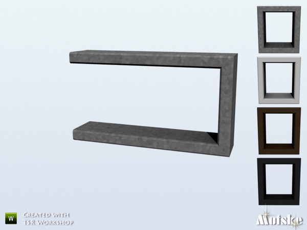 Sims 4 — Window SF Privat Seamless Right 1x1 by Mutske — Part of SF windowset. Not useable on a diagonal wall. Made by