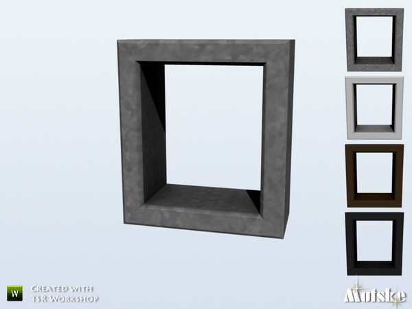 Sims 4 — Window SF Privat Small 1x1 by Mutske — Part of SF windowset. Made by Mutske.