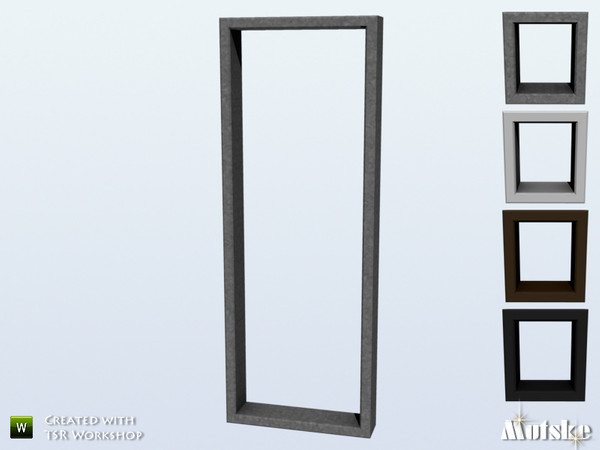 Sims 4 — Window SF Tall 1x1 by Mutske — Part of SF windowset. Made by Mutske.