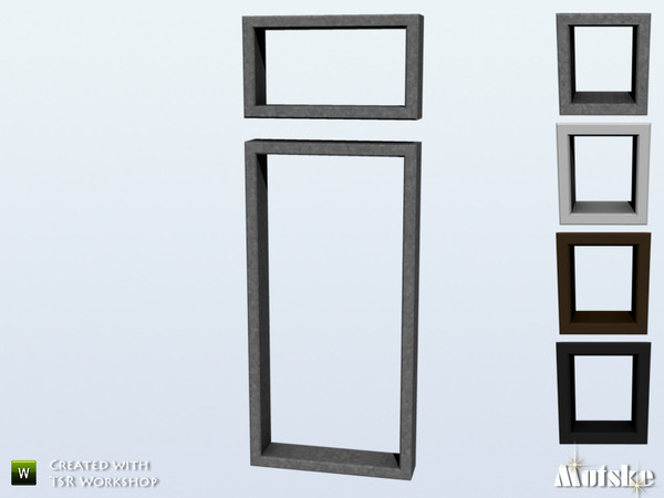 Sims 4 — Window SF Tall with Top 1x1 by Mutske — Part of SF windowset. Made by Mutske.