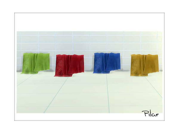 Sims 4 — Towel Tub by Pilar — Basin created transparent in different colors, also with structure opaque