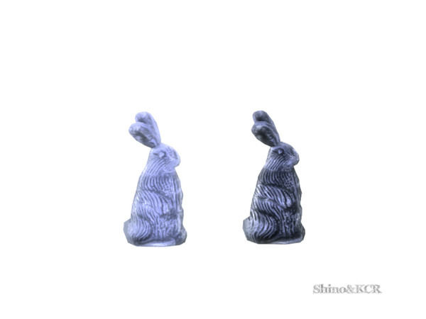 Sims 4 — Easter 2015 - Bunny2 by ShinoKCR — Cute Bunny Sculpture