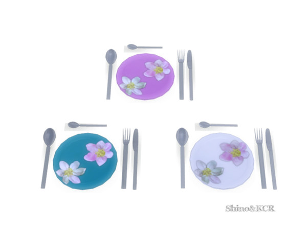 Sims 4 — Easter 2015 - Placesetting by ShinoKCR — a highlight for your Easter Breakfast