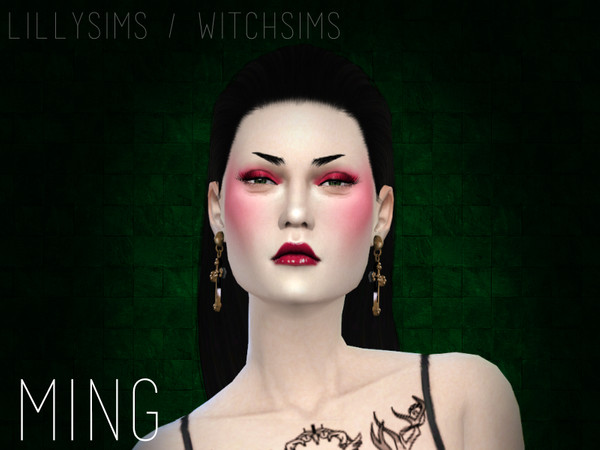 Sims 4 — Ming by Witch-Sims2 — This is inspired by 'Ming Xiao' a character in 'Vampire: The Masquerade - Bloodlines'