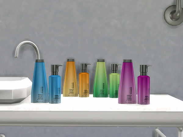 Sims 4 — Bathroom Zing - Shampoo by ung999 — Bathroom Zing - Shampoo and conditioner Colors option: 4