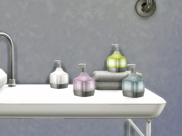 Sims 4 — Bathroom Zing - Soap Dispenser by ung999 — Bathroom Zing - Soap Dispenser Colors option: 4
