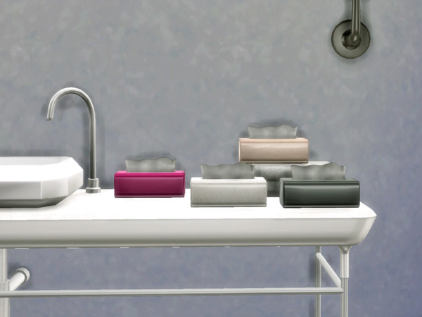 Sims 4 — Bathroom Zing - Tissue Box by ung999 — Bathroom Zing - Tissue Box Colors option: 4