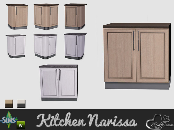 Sims 4 — Kitchen Narissa Counter Four by BuffSumm — Live! Work! Create! Designs that accentuate the use of materials such