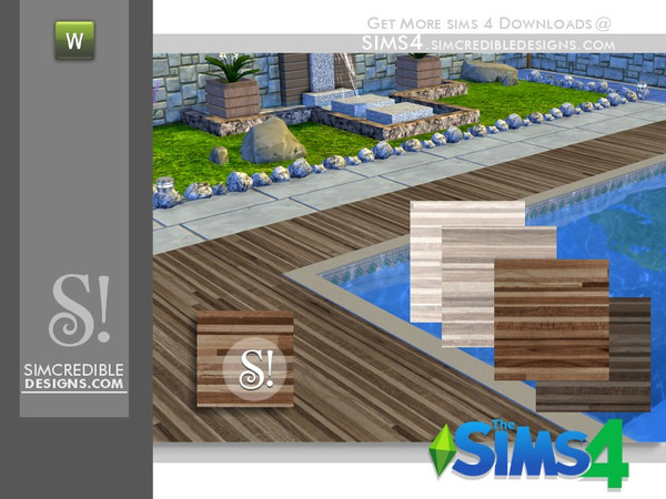 Sims 4 — Flora deck floor by SIMcredible! — by SIMcredibledesigns.com available at TSR __________________ * 4 colors