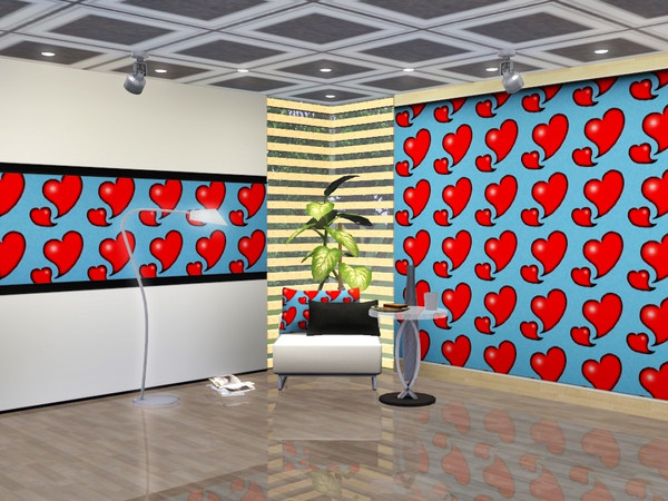 Sims 3 — Accent Wall 6 by Prickly_Hedgehog — 