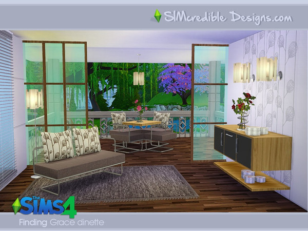 Sims 4 — Finding Grace Dinette by SIMcredible! — Building a balcony in our own sims home, we missed these pieces we had