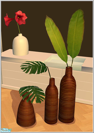 Sims 2 — plant set - B43 Vases Palmleafs by Birgit43 — 