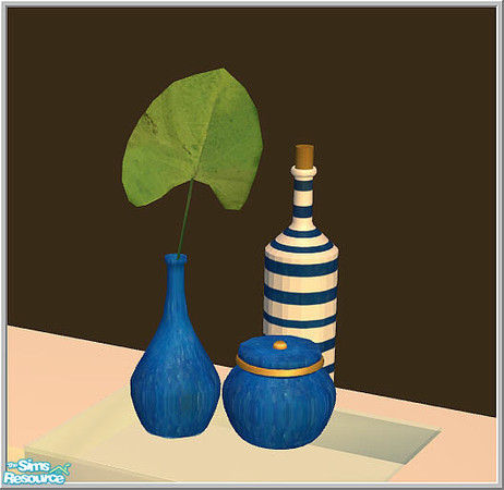 Sims 2 — plant set - B43 Blue Bottles Leaf by Birgit43 — 