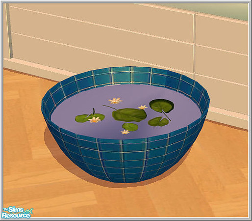 Sims 2 — plant set - B43 Waterlili Bowl by Birgit43 — 