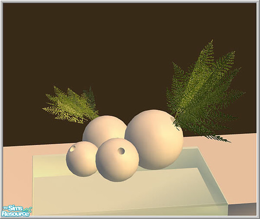 Sims 2 — plant set - B43 Ball Vases by Birgit43 — 