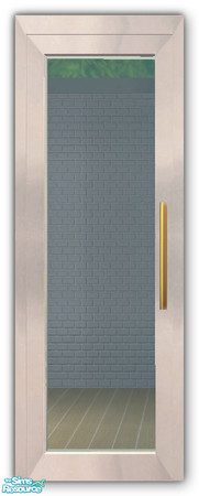 Sims 2 — GEA Plain Door 1Tile STRAIGHT by simtomatic — You will need the Plain Window 1Tile STRAIGHT in order to use this