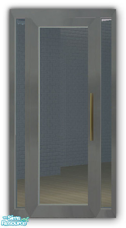 Sims 2 — GEA Plain Door 1Tile DIAGONAL by simtomatic — You will need the Plain Window 1Tile STRAIGHT in order to use this
