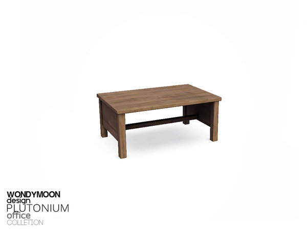 Sims 3 — Plutonium Coffee Table by wondymoon — - Plutonium Office - Coffee Table - Wondymoon|TSR - Jun'2015