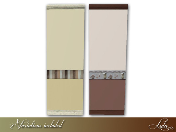 Sims 3 — Classic Kitchen Tiled Wall by Lulu265 — Part of the classic Kitchen Set CAStable Made by Lulu @