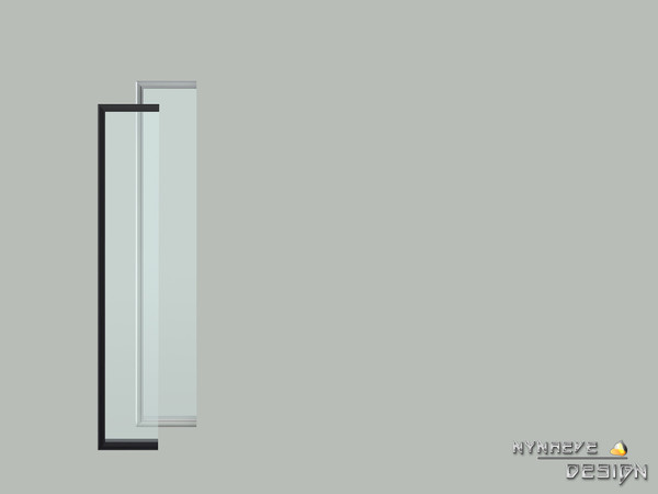 Sims 4 — Altara Modular Window (left end) by NynaeveDesign — Altara Build Set - Modular Window (left end) Located in: