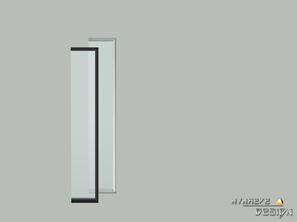Sims 4 — Altara Modular Window (right end) by NynaeveDesign — Altara Build Set - Modular Window (right end) Located in: